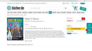 
                            9. Shape'N'Dance auf DVD - Portofrei bei bücher.de