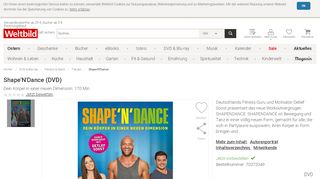 
                            6. Shape'N'Dance DVD jetzt bei Weltbild.de online bestellen