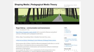 
                            13. Shaping Media | Pedagogical Media Theory | M.A. ePedagogy Design ...