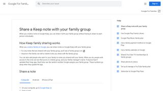 
                            10. Share a Keep note with your family group - Computer - ...