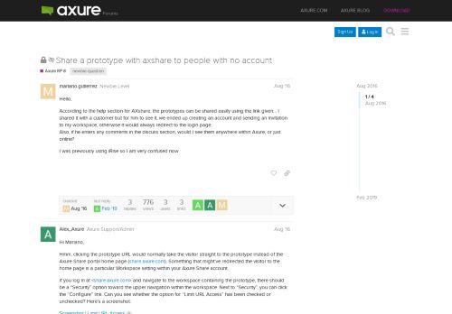 
                            3. Share a prototype with axshare to people with no account - Axure ...