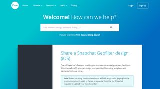 
                            11. Share a Snapchat Geofilter design (iOS) - Canva Help Center