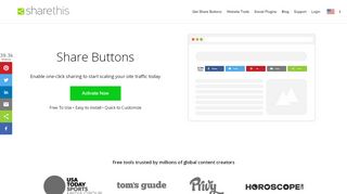 
                            5. Share Buttons - ShareThis