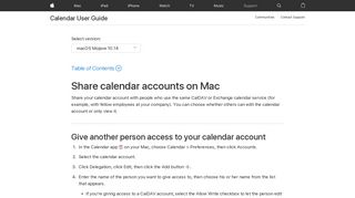 
                            10. Share calendar accounts on Mac - Apple Support