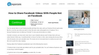 
                            1. Share Facebook Videos With People Not on Facebook - Ampercent