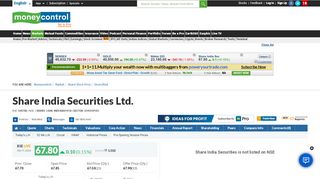 
                            13. Share India Securities Ltd. Stock Price, Share Price, Live BSE/NSE ...