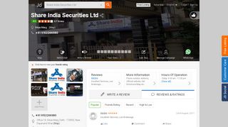 
                            11. Share India Securities Ltd, Vikas Marg - Share Brokers in Delhi - Justdial