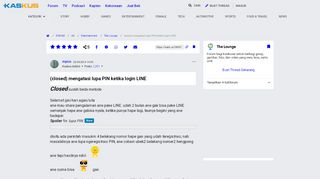 
                            7. (share) mengatasi lupa PIN ketika login LINE | KASKUS
