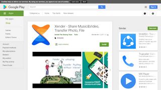 
                            9. Share Music & Transfer Files - Xender - Apps on Google Play