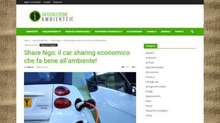 
                            13. Share Ngo: il car sharing economico che fa bene all'ambiente!