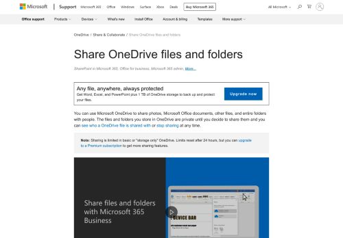 
                            11. Share OneDrive files and folders - Office Support