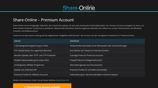 
                            7. Share-Online - Premium Account