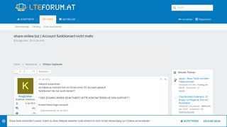 
                            1. share-online.biz | Account funktioniert nicht mehr. | LTE-Forum ...