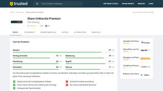 
                            13. Share-Online.biz Premium im Test - trusted.de