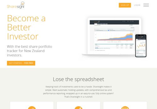 
                            5. Share Portfolio Tracker | Sharesight New Zealand