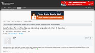 
                            12. Share Tentang Revenuehits, Adsense Alternative yang sedang In ...