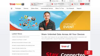 
                            11. Share Unlimited Data Across All Your Devices by TrueMove H ...