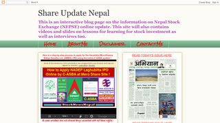 
                            6. Share Update Nepal: Global IME Bank (GBIME)