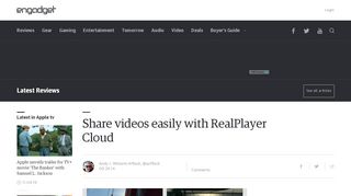 
                            12. Share videos easily with RealPlayer Cloud - Engadget