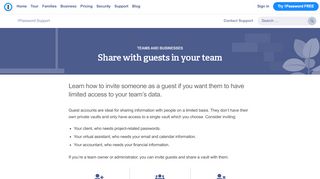 
                            3. Share with guests in your team | 1Password - 1Password Support