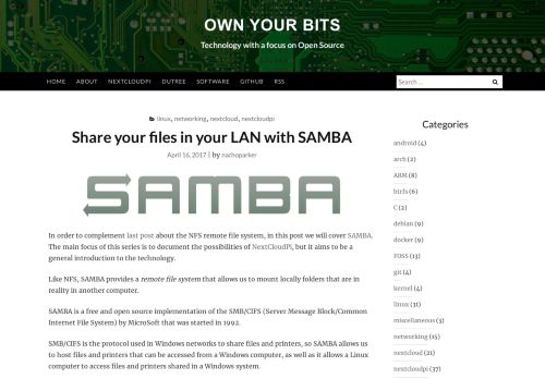 
                            10. Share your files in your LAN with SAMBA – Own your bits