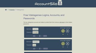 
                            4. Share Your Vdategames Logins: Free Accounts & Passes ...