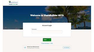 
                            9. ShareBuilder 401K - Retirement Login