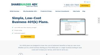 
                            6. ShareBuilder 401k