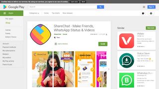
                            8. ShareChat - Make friends, WhatsApp Status & Videos – Apps on ...