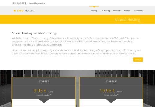 
                            3. Shared Hosting | zitro Hosting