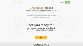 
                            1. SharedTalk lives again! - Hellolingo