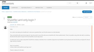 
                            4. Sharefile saml only login ? - ShareFile/Citrix Files Enterprise ...