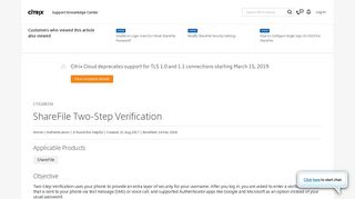 
                            12. ShareFile Two-Step Verification - Support & Services - Citrix
