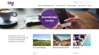 
                            6. Shareholder Centre | IAG Limited