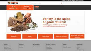 
                            12. Sharekhan ComTrade, Online Commodity trading, MCX, NCDEX