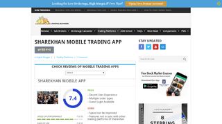 
                            9. Sharekhan Mobile Trading App Review for 2019 | Performance ...