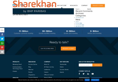 
                            3. ShareKhan - Netcore - Netcore Solutions