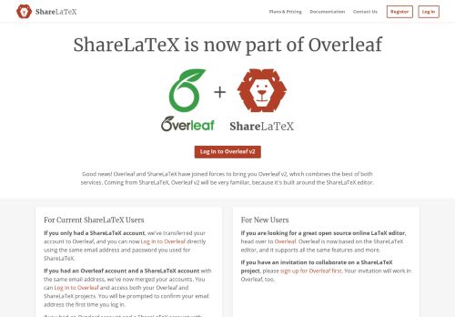 
                            2. ShareLaTeX, Online LaTeX-verwerker