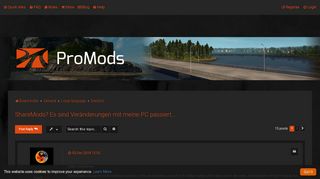 
                            4. ShareMods? Es sind Veränderungen mit meine PC passiert... - ProMods