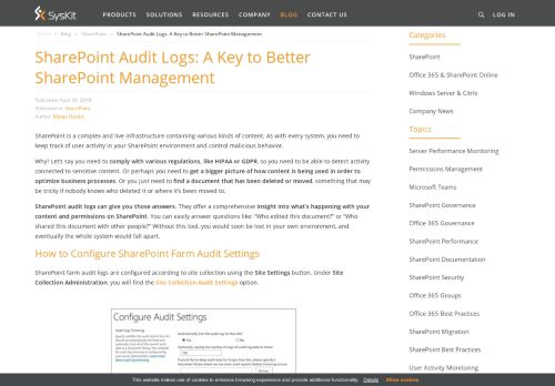 
                            5. SharePoint Audit Logs: A Key to Better SharePoint Management