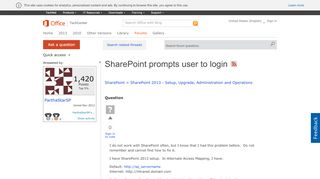 
                            8. SharePoint prompts user to login - Microsoft