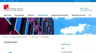 
                            4. SharePoint : Web-Portale : Universität Hamburg