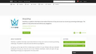 
                            8. SharePop | e27 Startup