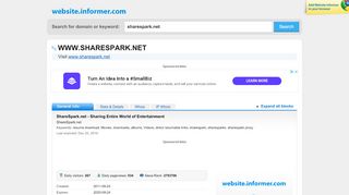 
                            6. sharespark.net at WI. ShareSpark.net - Sharing Entire ...
