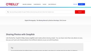 
                            8. Sharing Photos with Snapfish - Digital Photography: The Missing ...