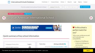 
                            8. Sharjah American International School: Useful info for parents