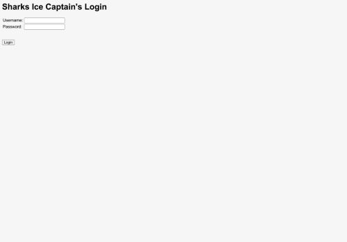 
                            2. Sharks Ice Captain's Login