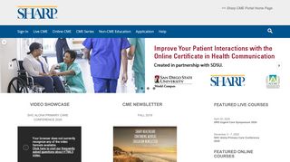 
                            13. Sharp HealthCare Continuing Medical Education