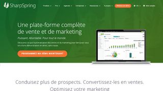 
                            2. SharpSpring: Automatisation marketing simple, abordable et puissante