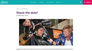 
                            12. Shave the date! | Leukaemia & Blood Cancer New Zealand (LBC)
